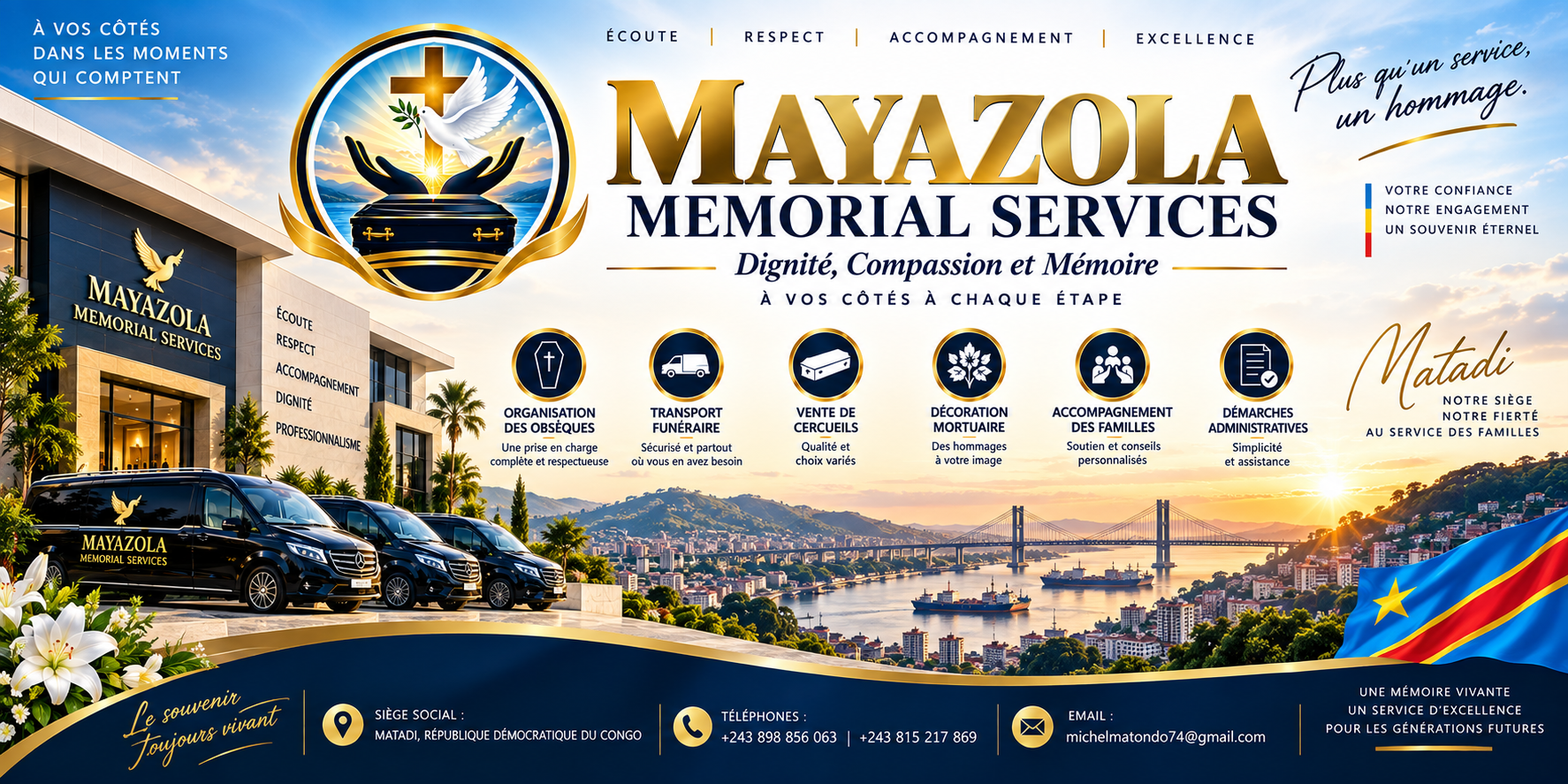 Visuel de présentation MAYAZOLA MEMORIAL SERVICES, version 2